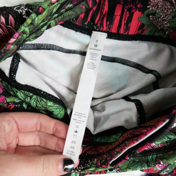 NWOT lululemon ∙ time to sweat crop 23" zen garden - Picture 7 of 8